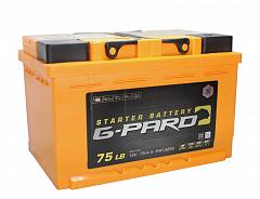 Аккумулятор G-PARD 75.0 Ач, низкий обратная полярность, 640 А,  276*175*175