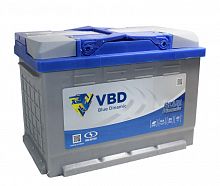 Аккумулятор VBD 75.1 Ач, прямая, пусковой 750 А, размер 276*175*190 — купить в магазине akkumulyator.online с бесплатной доставкой и установкой по Самаре.