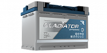 Аккумулятор GLADIATOR Dynamic 6ст-77.1 Ач, прямая полярность, пусковой 720А — купить в магазине akkumulyator.online с бесплатной доставкой и установкой по Самаре.