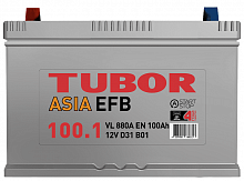 Аккумулятор TUBOR Asia EFB 6ст-100.1 VL — купить в магазине akkumulyator.online с бесплатной доставкой и установкой по Самаре.
