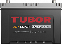 Аккумулятор TUBOR Asia silver 6ст-100.0 VL — купить в магазине akkumulyator.online с бесплатной доставкой и установкой по Самаре.