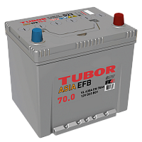 Аккумулятор TUBOR Asia EFB 6ст-70.0 VL B01 — купить в магазине akkumulyator.online с бесплатной доставкой и установкой по Самаре.