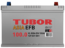 Аккумулятор TUBOR Asia EFB 6ст-100.0 VL B00 — купить в магазине akkumulyator.online с бесплатной доставкой и установкой по Самаре.