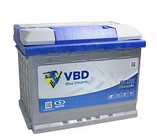 Аккумулятор VBD 60.0 Ач, обратная полярность, пусковой 640 А, размер 242*175*190