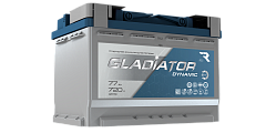 Аккумулятор GLADIATOR Dynamic 77Ач, обратная полярность