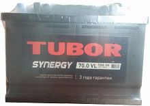 Аккумулятор TUBOR Synergy 6ст-70.0 VL — купить в магазине akkumulyator.online с бесплатной доставкой и установкой по Самаре.